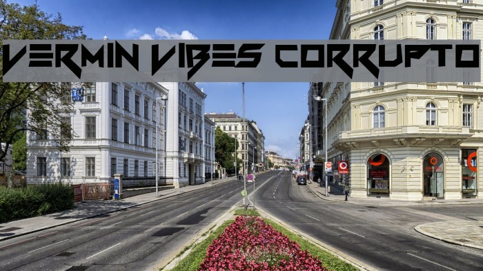 Vermin Vibes Corrupto Font examples
