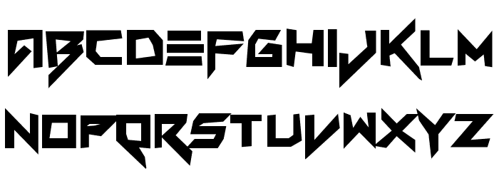 Vermin Vibes Corrupto Font LOWERCASE