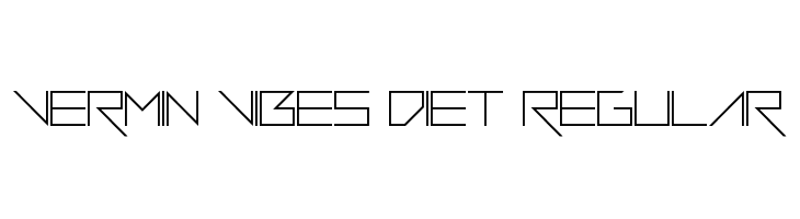 Vermin Vibes Diet Regular Font