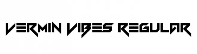 Vermin Vibes Regular  免费字体下载