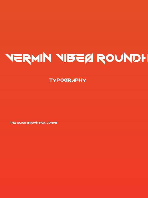 Vermin Vibes Roundhouse Regular Poster
