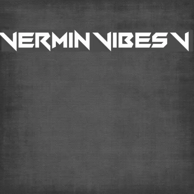 Vermin Vibes V Font examples