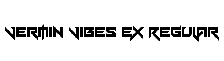 Vermin Vibes eX Regular  フリーフォントのダウンロード