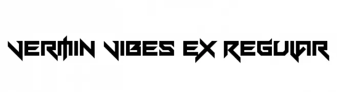 Vermin Vibes eX Regular  免费字体下载