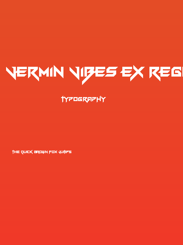 Vermin Vibes eX Regular Poster