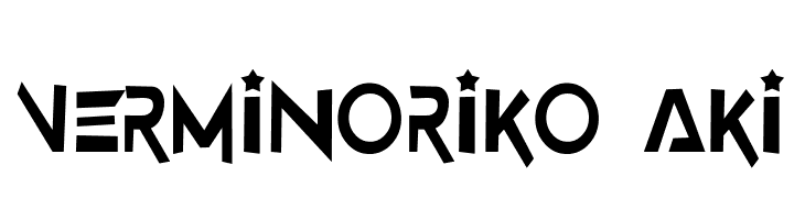 Verminoriko Aki Font