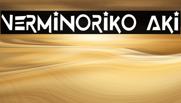 Verminoriko Aki Caratteri examples