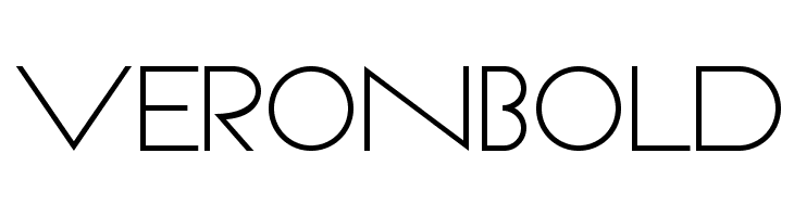 VeronBold  font caratteri gratis