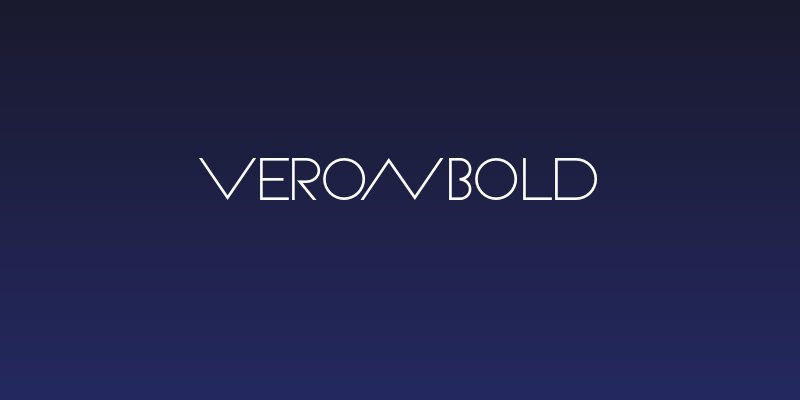 VeronBold Social Header