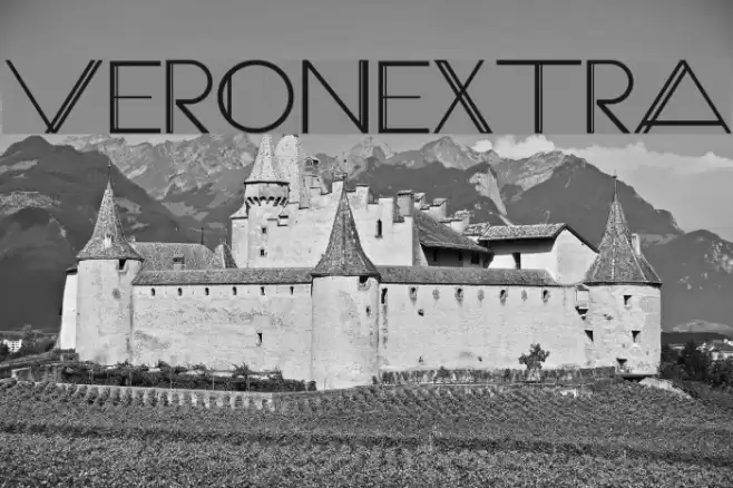 VeronExtra Font examples