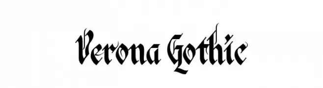 Verona Gothic  لخطوط تنزيل