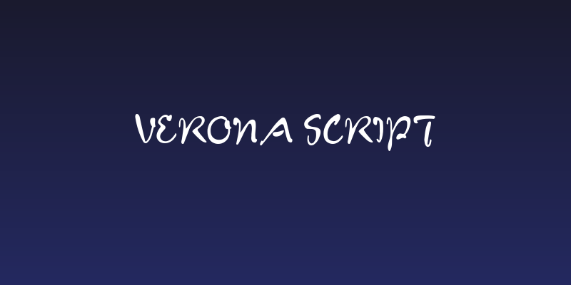 Verona Script Social Header