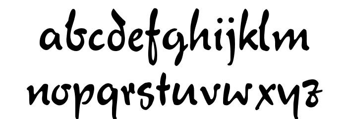 Verona Script Caratteri MINUSCOLO