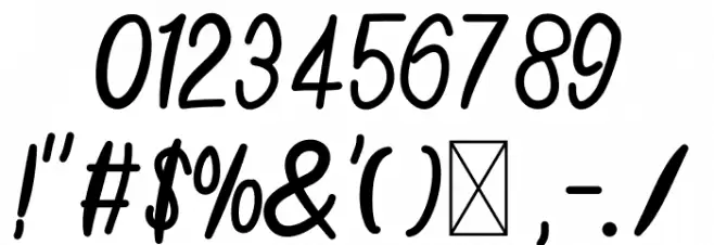 Verona Font OTHER CHARS