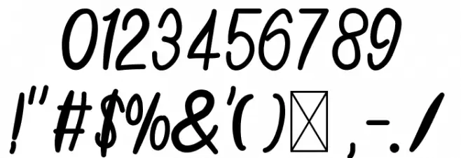 Verona Font OTHER CHARS