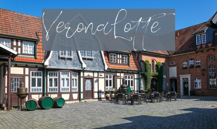 VeronaLotte Font examples