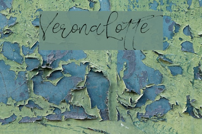 VeronaLotte Font examples