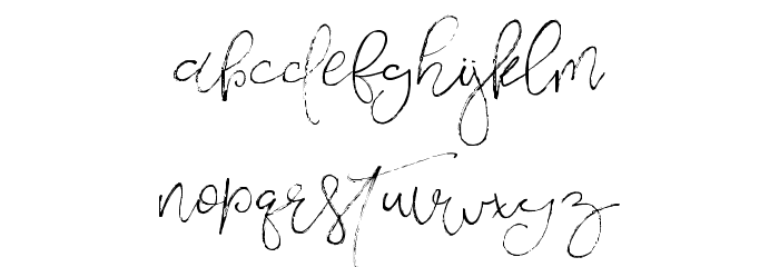 VeronaLotte Font LOWERCASE