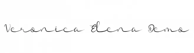 Veronica Elena Demo  font caratteri gratis