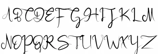 Veronica Elena Demo Schriftart Groß