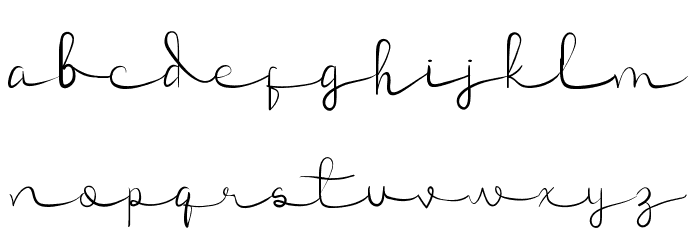 Veronica Elena Demo Font LOWERCASE