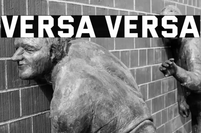 Versa Versa Fonte examples