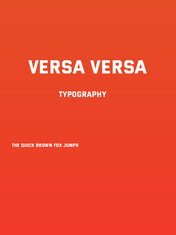 Versa Versa Poster