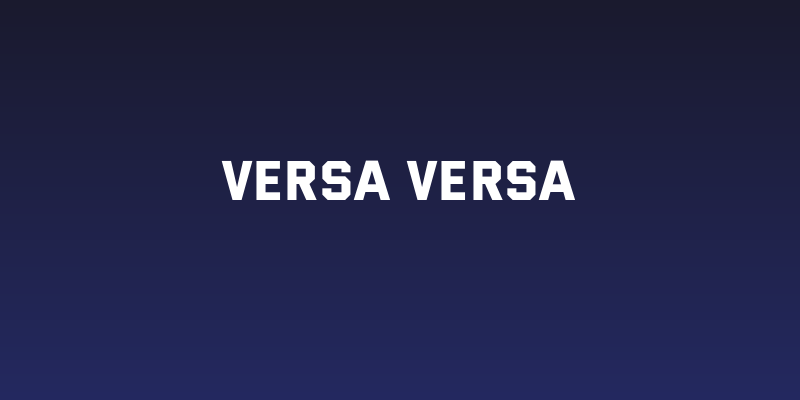 Versa Versa Social Header