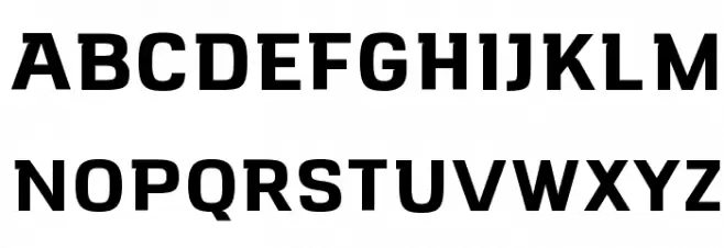 VersaBlock Bold Font Litere mari