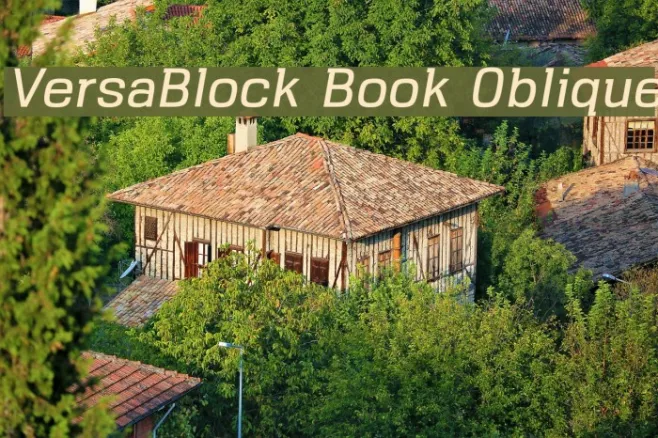 VersaBlock Book Oblique Example 3