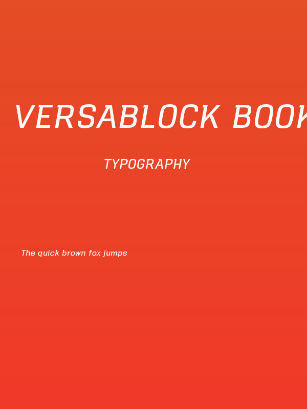 VersaBlock Book Oblique Poster
