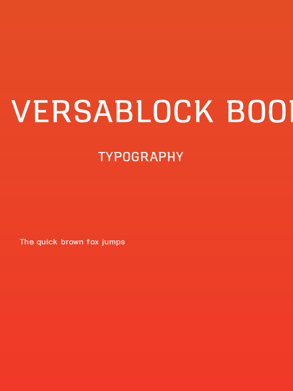 VersaBlock Book Poster