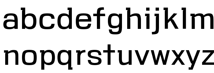 VersaBlock Book Font LOWERCASE