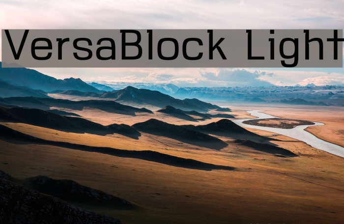 VersaBlock Light Example 1