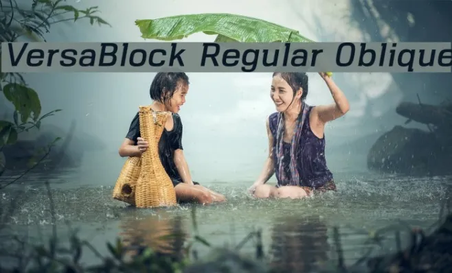 VersaBlock Regular Oblique Example 1