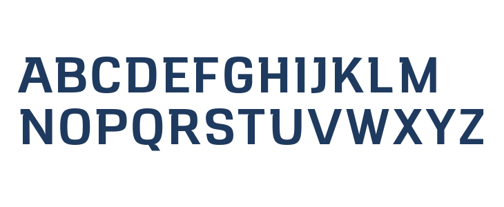 VersaBlock Semibold Uppercase