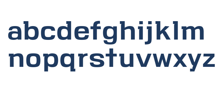 VersaBlock Semibold Lowercase