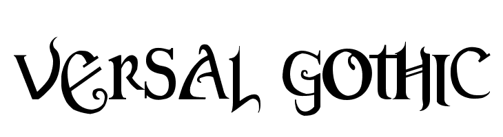 Versal Gothic Font