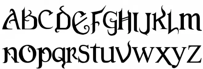 Versal Gothic Fonte MAIÚSCULAS