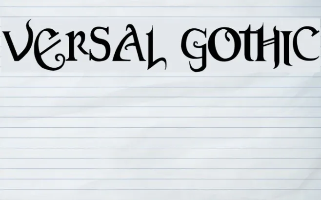 Versal Gothic Example 3