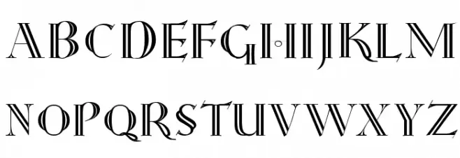 Versal Шрифта ВЕРХНИЙ