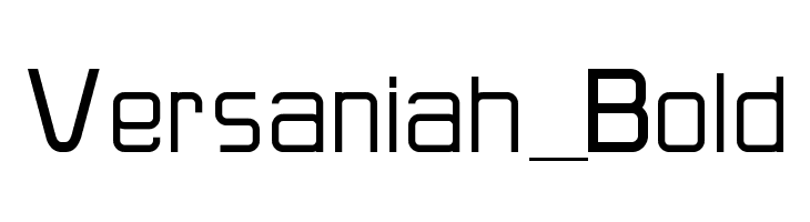 Versaniah_Bold Font