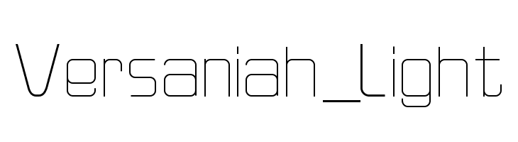Versaniah_Light  Fuentes Gratis Descargar