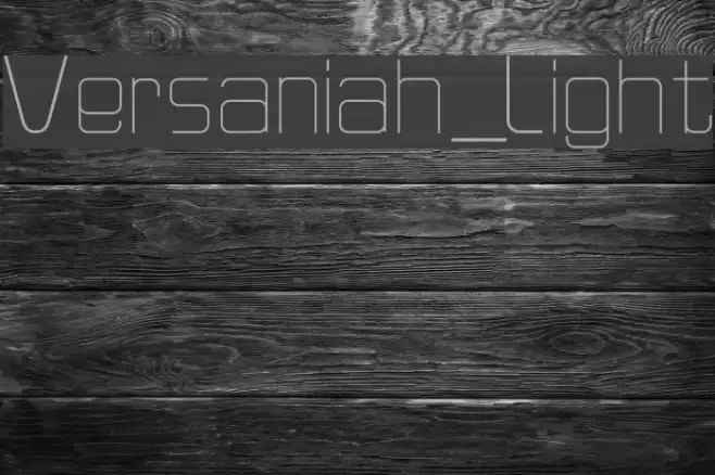 Versaniah_Light Font examples