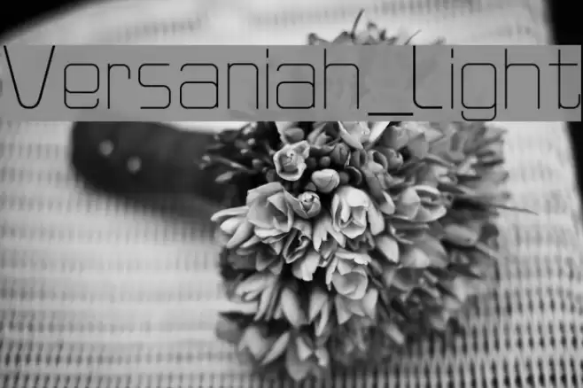 Versaniah_Light Font examples