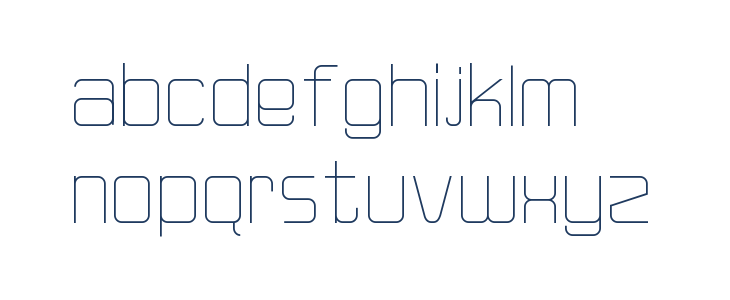 Versaniah_Light Lowercase