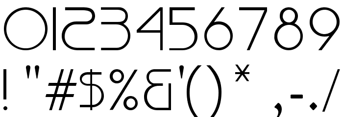 Versaniah_Medium Font OTHER CHARS