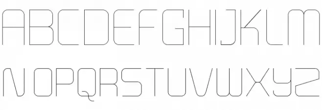 Versaniah_Thin Schriftart Groß