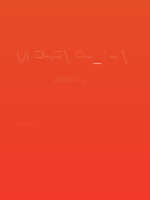 Versaniah_Thin Poster