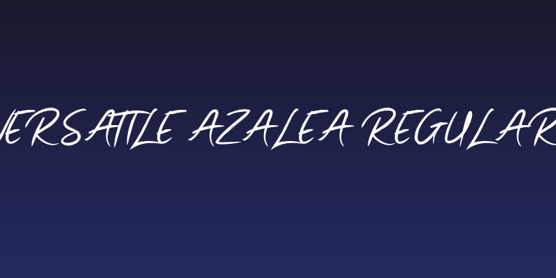 Versatile Azalea Regular Social Header
